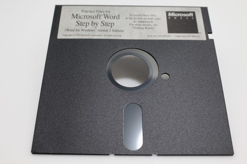 Practice Files for Microsoft Word Step by Step - 5 1/4" Floppy Disk, 1992 - Picture 9 of 11