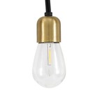 Bronze Solar LED Garden String Lights