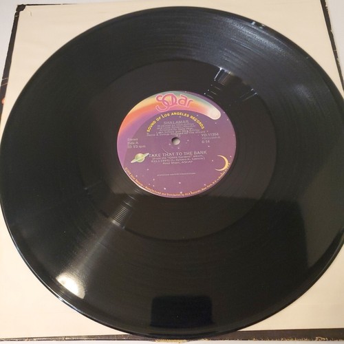 Shalamar – Take That To The Bank 1978 12" Single Vinyl Record YD-11354 NM/VG+ - Picture 2 of 6