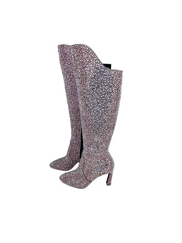 Authentic Christian Louboutin Eleanor Botta 85 Boots Size 39 Customized Strass - Picture 6 of 14