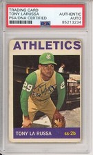 1964 Topps Tony LaRussa HOF Signed RC Rookie Card PSA DNA Certified Autograph