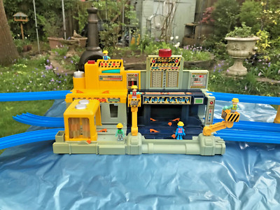 Tomy Plarail, Zugwartungsset mit allen 5 Plakid Ingenieuren, sehr selten.