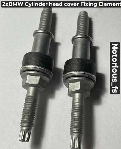 GENUINE 2x BMW E60 E39 E46 X5 M57N2 M57N Cylinder head cover Fixing Element ,NEW - Picture 1 of 6