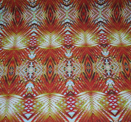 af254g Red Orange Lime FLower Cotton Canvas Yoga Bolster Cushion Cover Customize - Picture 5 of 5