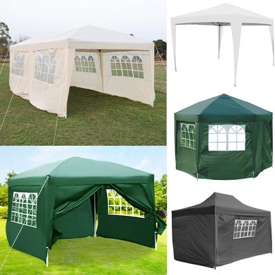 2x2m 2.5x2.5m 3x6m Pop up Canopy Party Wedding Gazebo Tent with//without Sidewall