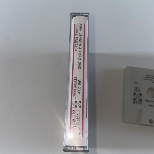 JOHN LENNON YOKO ONO Cassette Tape DOUBLE FANTASY 1980 Rock Pop Rare - Picture 6 of 7