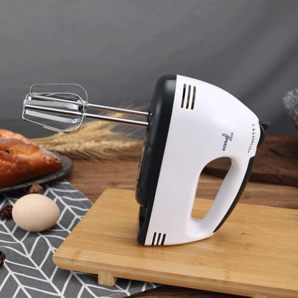 Electric Powered 7 Speed Kitchen Handheld Mixer Whisk Egg Beater Cake