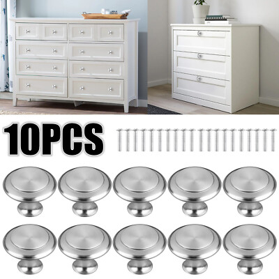 #ad #ad 10pcs Cabinet Pull Knobs Kitchen Drawer Handle Door Cupboard Furniture Hardware $6.11