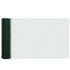PawHut Foldable Chicken Wire Mesh Garden Fence for Rabbits, Ducks, Geese 1 x 25m 1.60 per metre