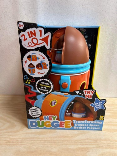 NUEVO Juego en Caja Hey Duggee Transforming Duggee Cohete Espacial Regalo - Imagen 3 de 6
