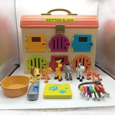 Critter Clinic Battat B. Toy Vet Play Set 6 Animals Lots Of Accessories w/ Keys