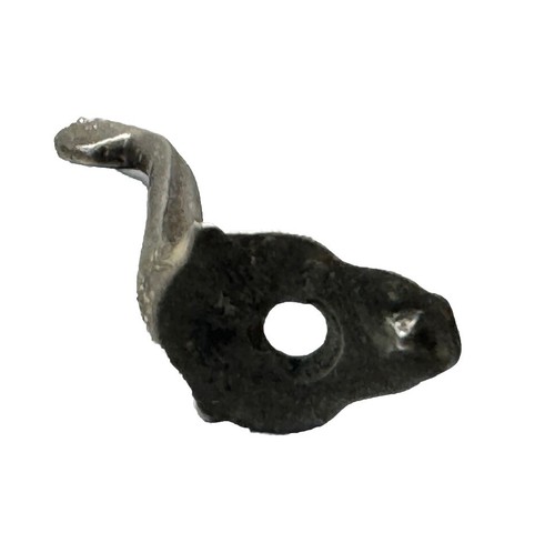 Antique Single Arm Cast Iron Black Wall Hook - Picture 3 of 4