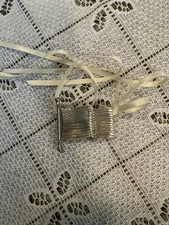 Longaberger Old Glory Pewter Tie On / Pin