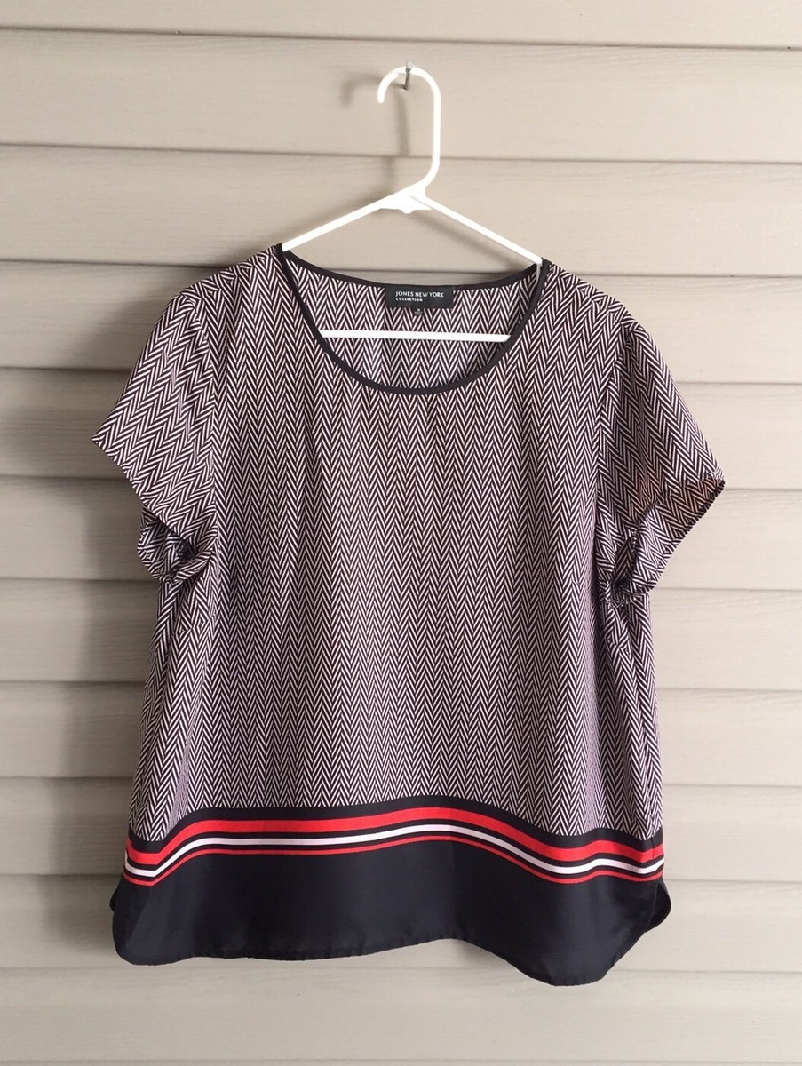 売れ筋商品|||ジョーンズニューヨーク カットソー トップス レディース Women's Short-Sleeve Notched-Lapel Shirt Pacific Navy Port & Company Short Sleeve Value Denim Shirt (LSP11) Ink