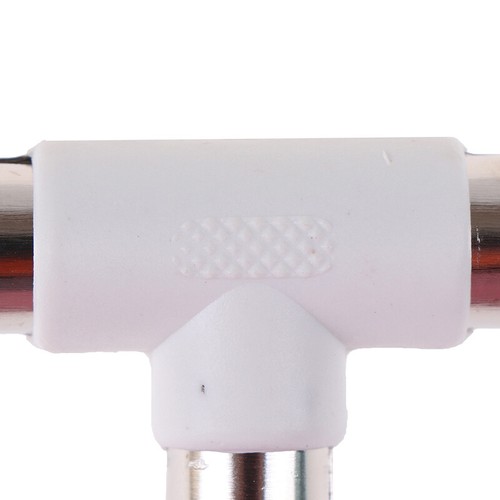2pc 2 Way TV T Splitter Aerial Coaxial Cable Male to 2 Female Connectors Ad3C$i - Zdjęcie 5 z 12