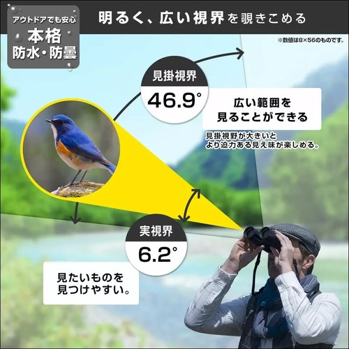 Nikon Monarch 5 16x56 Dach Prism Type Waterproof Binocular Mona516X56 Black - Picture 6 of 18