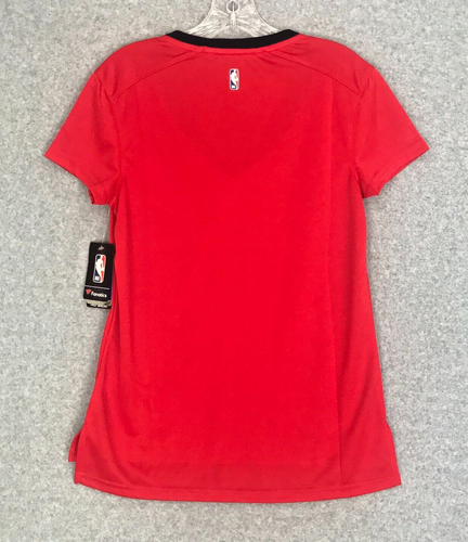 NWT Fanatics University Red/Black Blank Jersey Womens Small Basketball V Neck - Picture 2 of 9