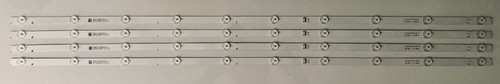 Lot 4 Barres LED YAL13-01030300-04 _ JL.D490A1330-001BS-M pour TV LG 49UJ620 - Picture 4 of 4