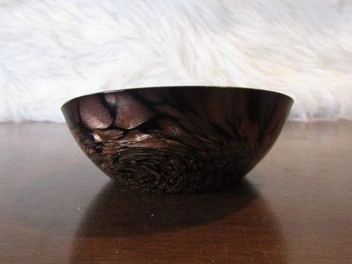 V Nason/C Murano Venitian avventurina black copper Glass Ashtray - Picture 6 of 7