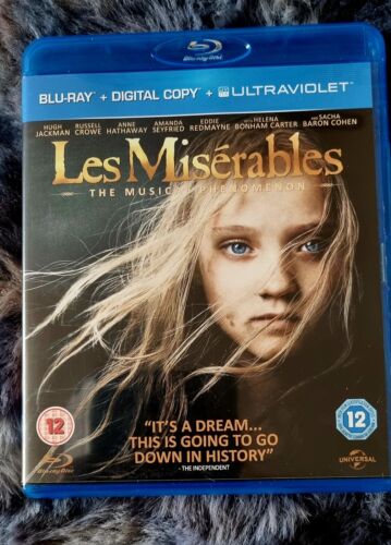 LES MISERABLES BLU-RAY + DIGITAL COPY + ULTRAVIOLET DVD Bonus Exclusive Track - Picture 3 of 5