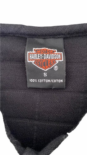 Harley-Davidson Womens Sz S Polo Shirt Black W/Green Trim Jim’s St. Petersburg - Picture 8 of 8