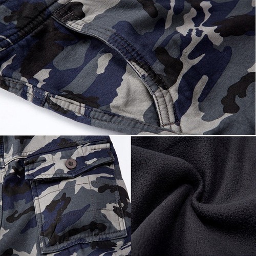 Men's camouflage pants outdoor casual cotton sports pants combat suit size 29-40 - Picture 8 of 24