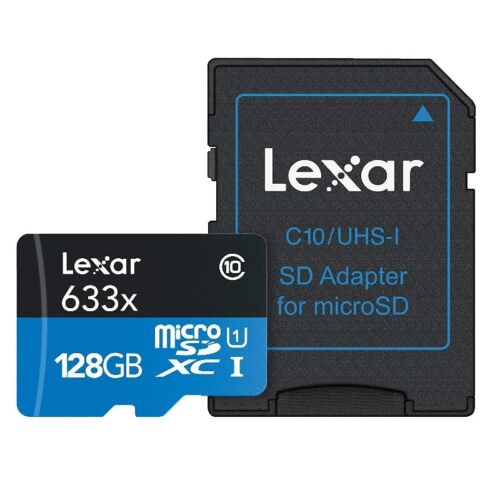 Lexar High-Performance 633x 16GB 32GB 64GB 128GB 256GB 512GB microSD Card U3 V30 - Picture 13 of 20