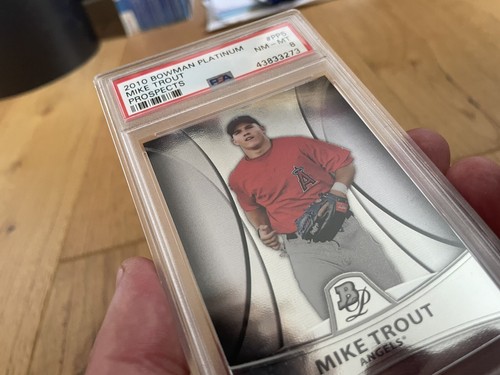 MIKE TROUT 2010 Bowman Platinum ROOKIE #PP5 PSA 8 - Bild 3 von 7