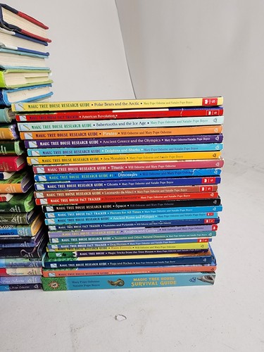 Magic Tree House Lot 78 Books by Mary Pope Osborne Complete Set 1-55 + Extras - Picture 4 of 17
