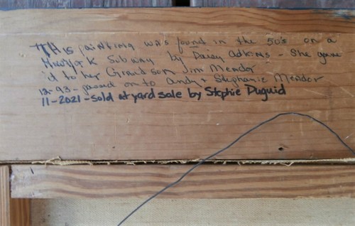 ca 1950 DANCER Oil Painting NY OR RAPHAEL SOYER SCHOOL Artist FIGURATIVE REALISM - Picture 4 of 24