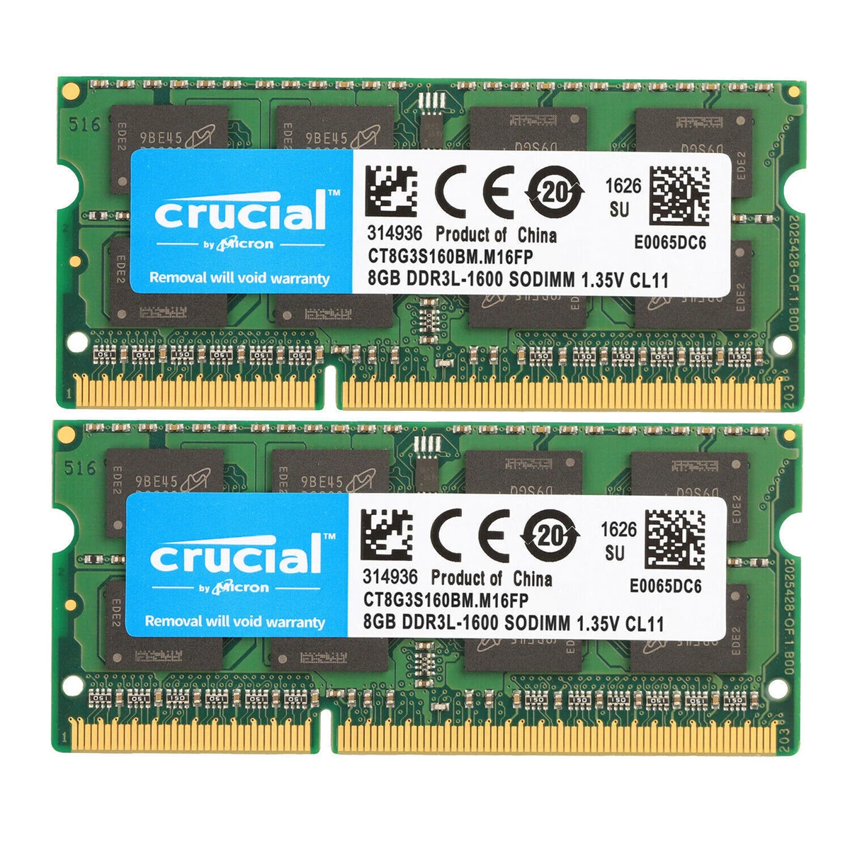 Sodimm ddr3l 8gb clearance