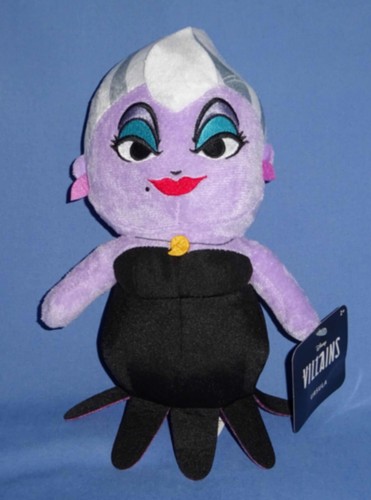 Disney Plush Villains-Evil Queen/Snow White-Ursula/Little Mermaid-Maleficent-LOT - Picture 3 of 17