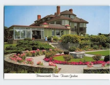 Postcard Hammersmith Farm-Terrace Gardens Ocean Drive Newport Rhode Island