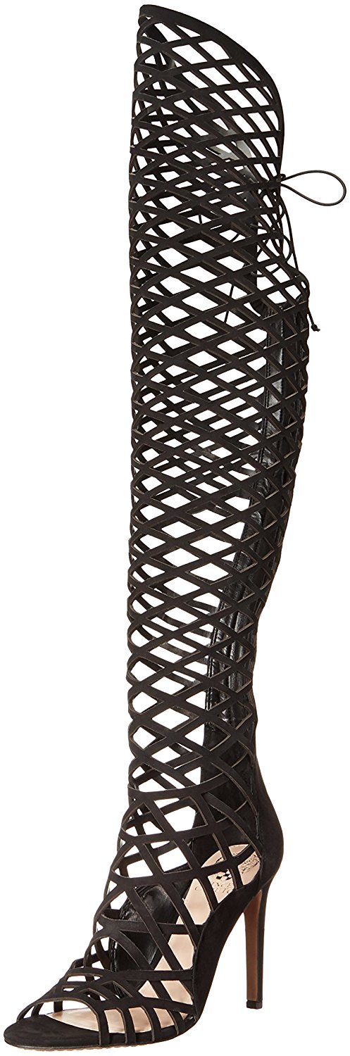 Vince Camuto para mujer keliana Tela Sobre la Rodilla botas De Moda Puntera Abierta Vince Camuto para mujer mujer mujer keliana Tela Sobre la Rodilla botas De Moda Puntera Abierta hasta un 60% de descuento