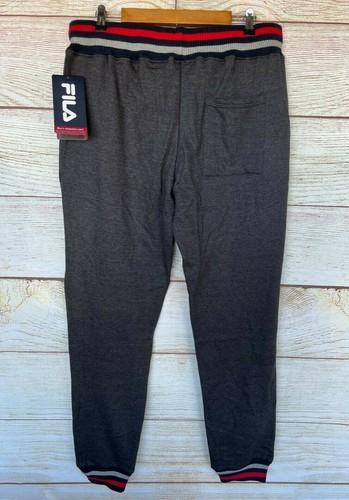 FILA Ropa de Dormir Pantalones de Correr para Hombres Talla Grande X 33" Gris Polar Pantalones de Correr Nuevos  - Imagen 3 de 3