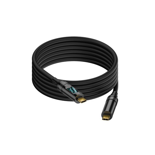 Digital display Type C TO USB C Charging charger Cable 100W 20V 5A 8K 20Gbps - Picture 19 of 28