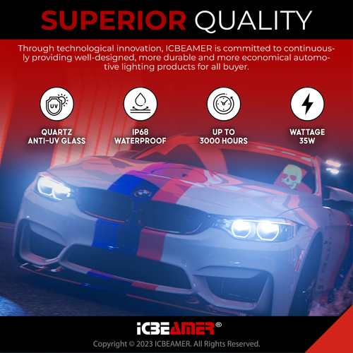 10000K D1R D1C D1S Blue Xenon HID Fit Low Beam Direct Socket Headlight Bulbs Z26 - Picture 5 of 8