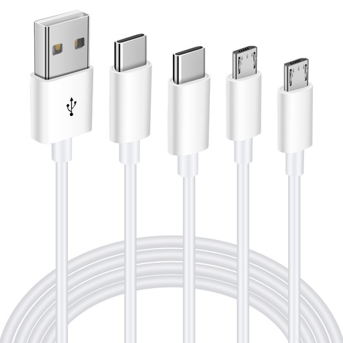 Multiple USB Charging Cable, 4 in 1 USB Charger Cable Adapter Connector, with 2 - 第 1/2 張圖片