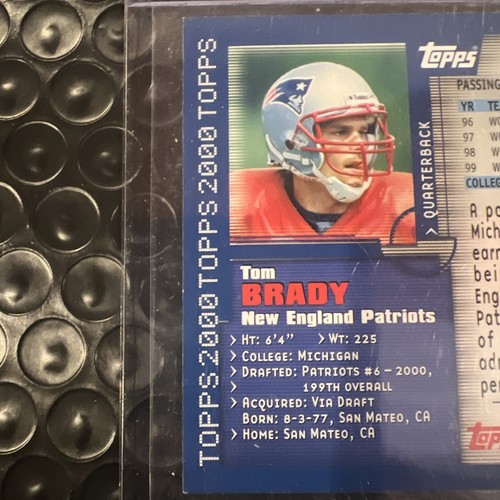 2005 TOM BRADY Rookie Design Card - Picture 4 of 5