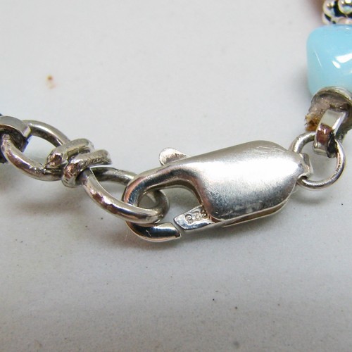 Precioso conjunto de collar y pendientes de piedras solares y cuentas de vidrio de SoniaMcD - Imagen 11 de 12