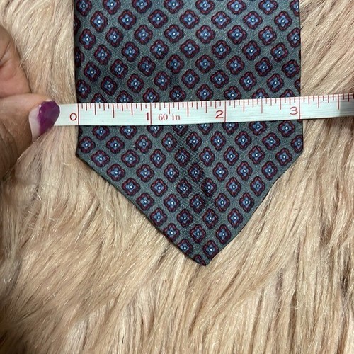 Dior Vintage Gray Silk Tie - Picture 8 of 11