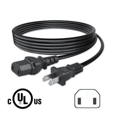 UL 6.6ft AC Power Cord For NAD C 165BEE C272 C275 C352 C372 C375BEE Amplifier
