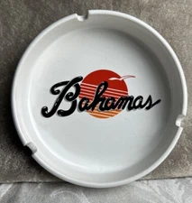 Ceramic Bahamas Souvenir Ashtray 5" Diameter