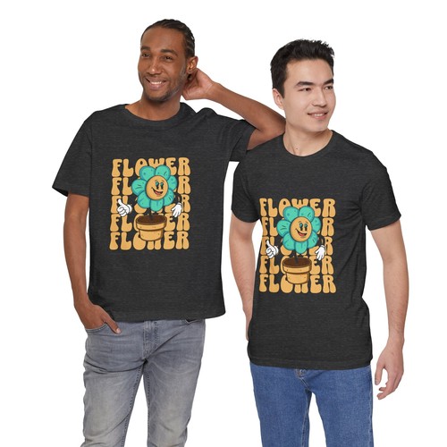 Flower Power Graphic T-Shirt, Cute Unisex Tee, Perfect Gift for Her or Him, - Picture 9 of 125