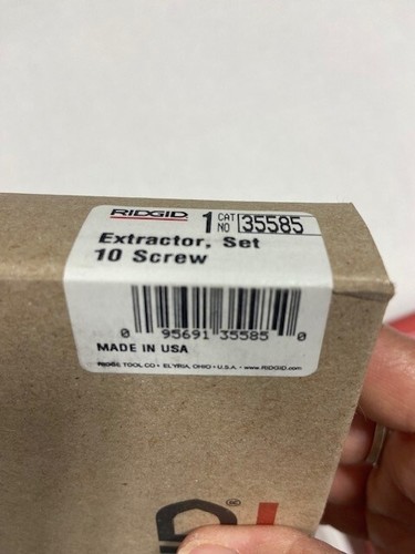 RIDGID 35585 SCREW EXTRACTOR SET NO.10 IN BOX - NEW - Picture 4 of 5