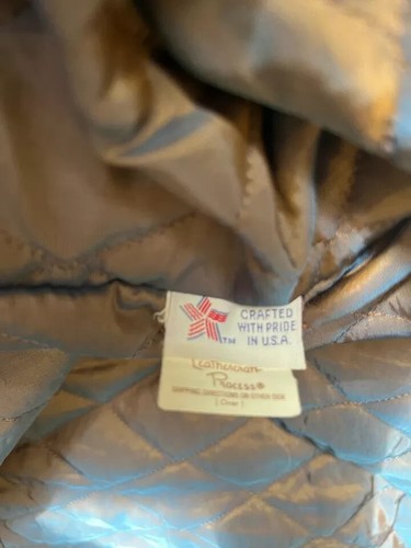 Vintage 90's The Art of Karl Kani leather varsity wheat OG hip hop jacket 4XL - Picture 6 of 10