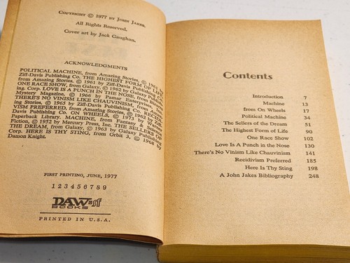 DAW NO 244 The Best of John Jakes PB Paperback Vintage Sci-Fi 1st - Picture 6 of 6