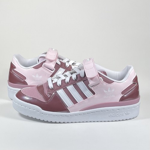 Adidas Forum Low J GY8195 White/Crimson/Pink Sneakers Size 6.5Y/8W New W/Box - Picture 4 of 8