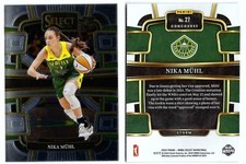 NIKA MÜHL 2024 WNBA SELECT BASKETBALL 27 SEATTLE STORM ROOKIE
