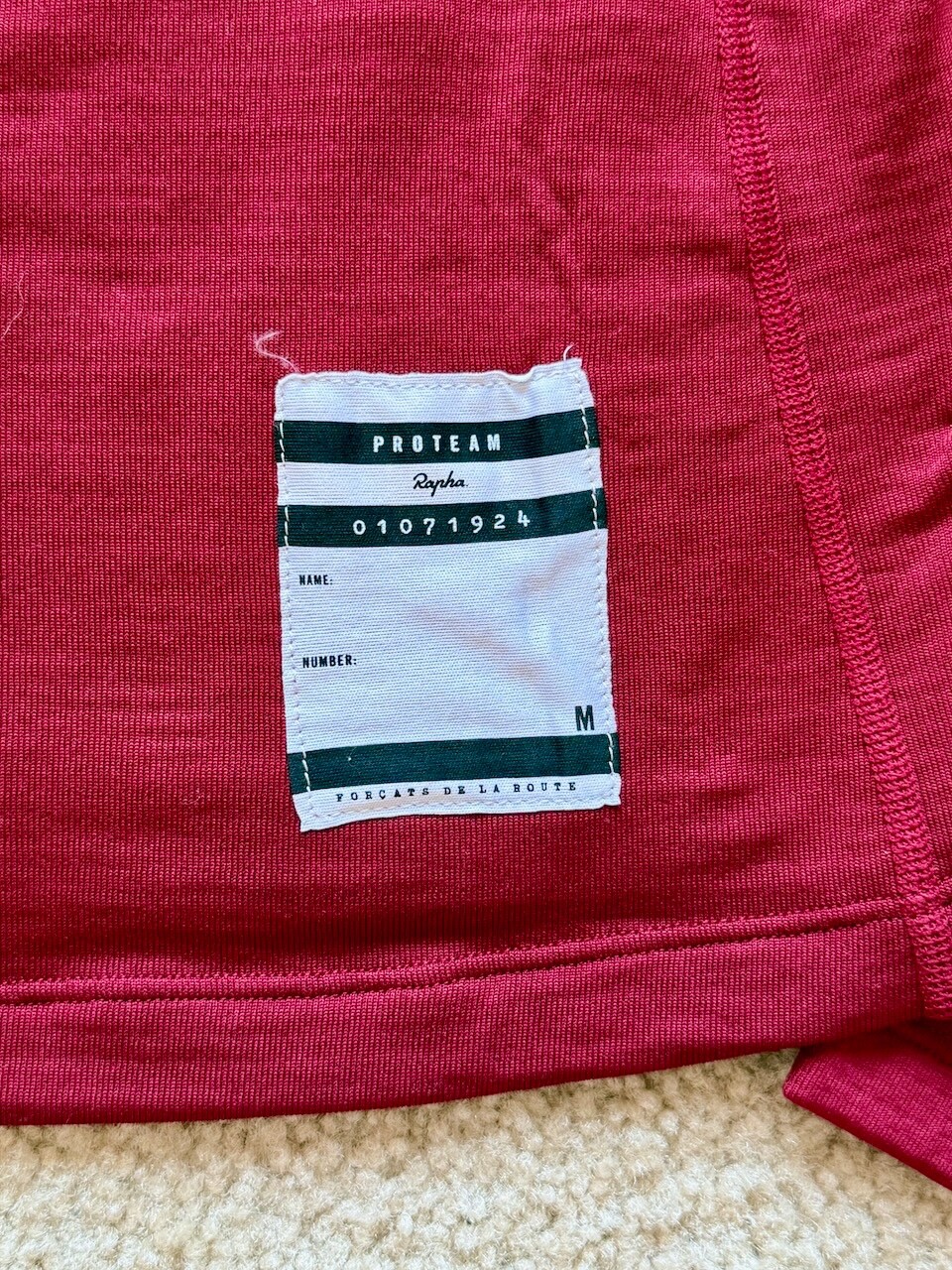 Rapha Men's Pro Team Long Sleeve Thermal Base Layer "Arenberg" Medium - NEW